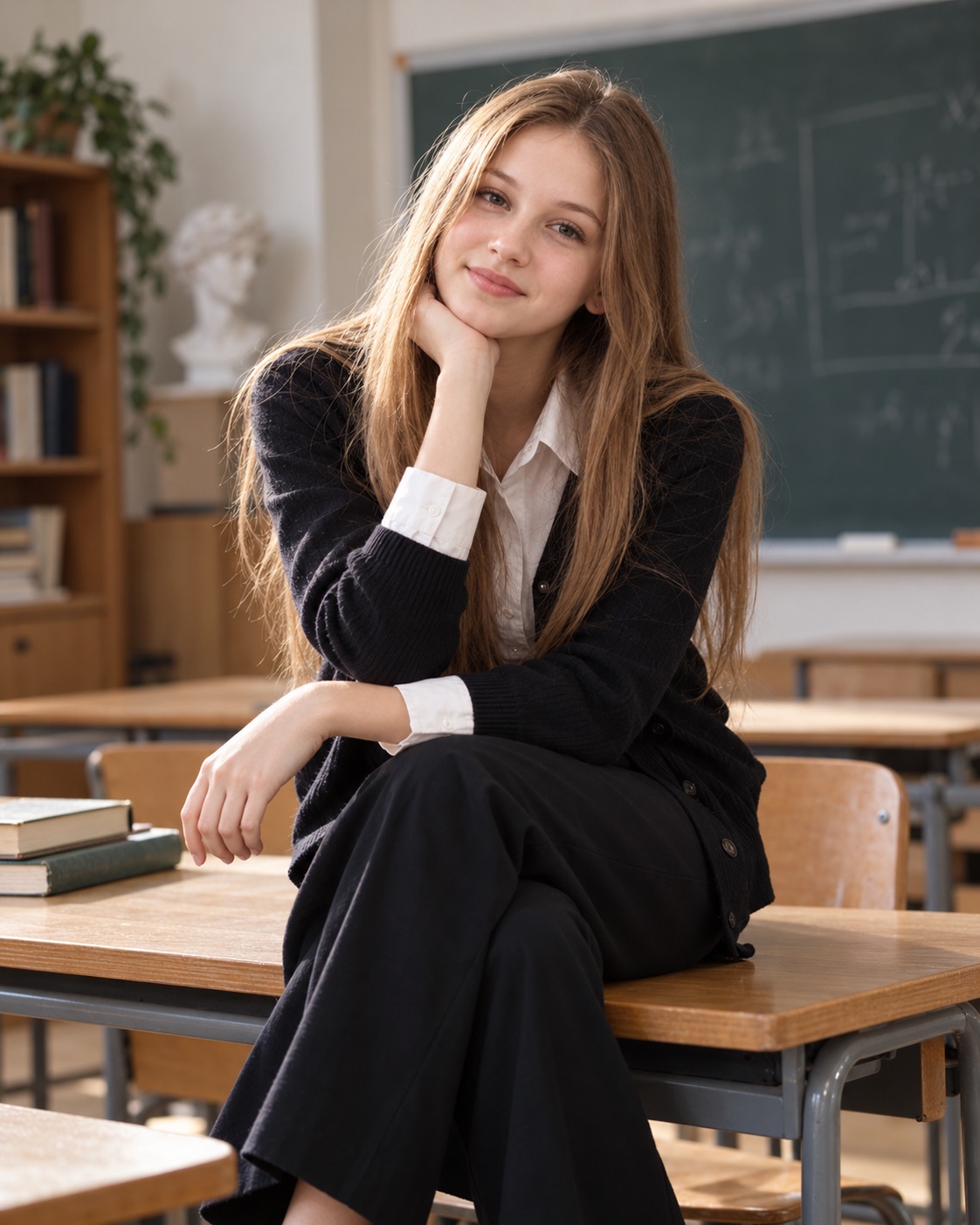 Портрет выпускницы в классе
